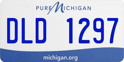 MI license plate DLD1297