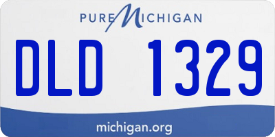 MI license plate DLD1329