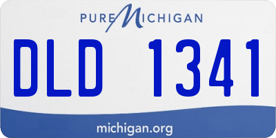 MI license plate DLD1341