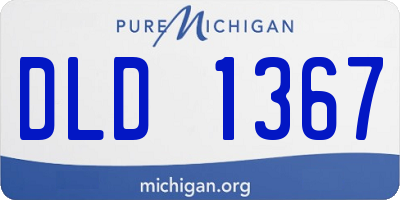 MI license plate DLD1367