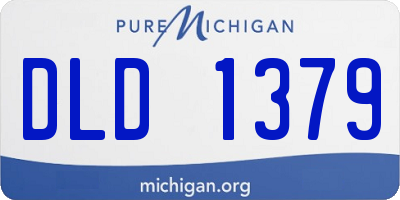 MI license plate DLD1379