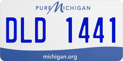 MI license plate DLD1441