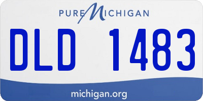 MI license plate DLD1483