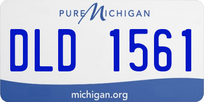 MI license plate DLD1561