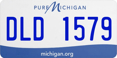 MI license plate DLD1579