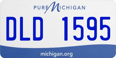 MI license plate DLD1595