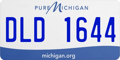 MI license plate DLD1644