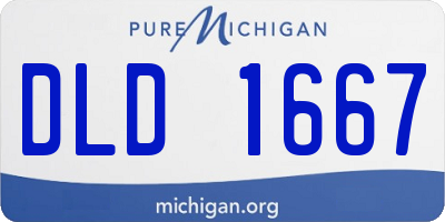 MI license plate DLD1667