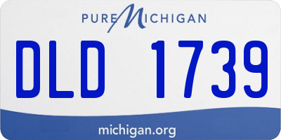MI license plate DLD1739