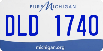 MI license plate DLD1740