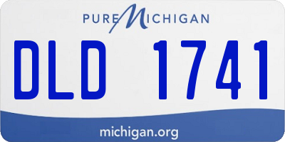 MI license plate DLD1741