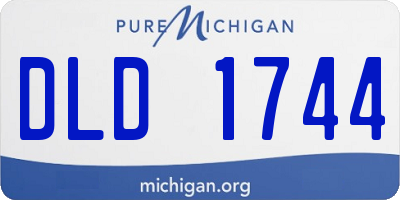 MI license plate DLD1744