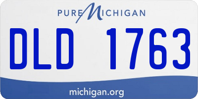 MI license plate DLD1763