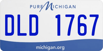 MI license plate DLD1767