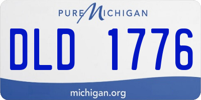 MI license plate DLD1776