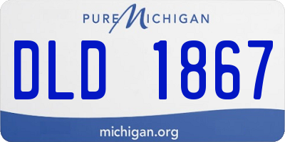 MI license plate DLD1867