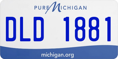 MI license plate DLD1881