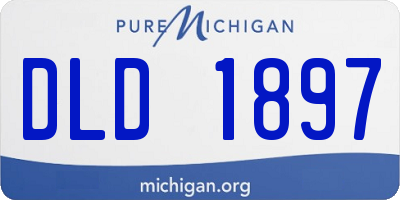 MI license plate DLD1897