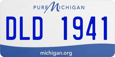 MI license plate DLD1941