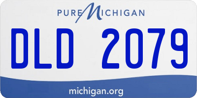 MI license plate DLD2079