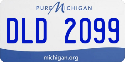 MI license plate DLD2099