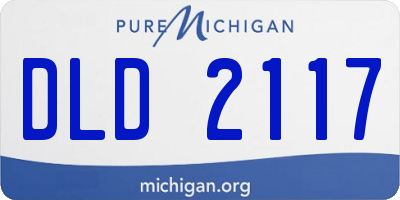 MI license plate DLD2117