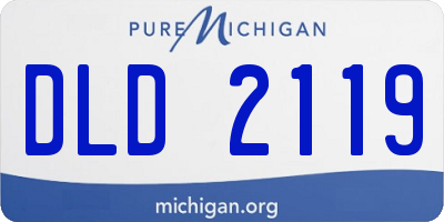 MI license plate DLD2119