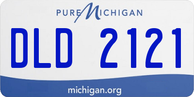 MI license plate DLD2121