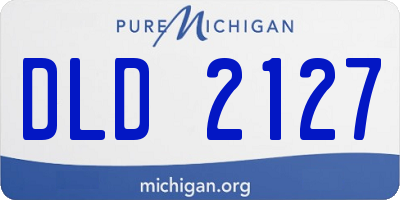 MI license plate DLD2127