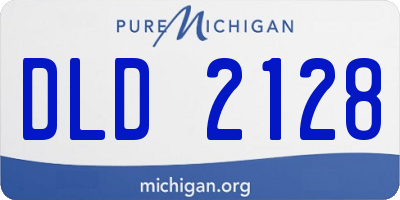 MI license plate DLD2128