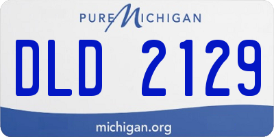 MI license plate DLD2129