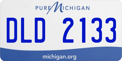 MI license plate DLD2133