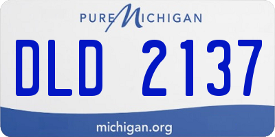 MI license plate DLD2137