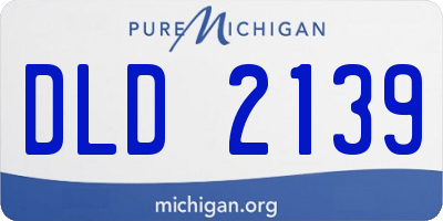 MI license plate DLD2139