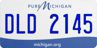MI license plate DLD2145