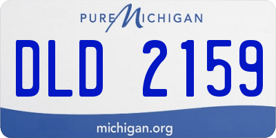 MI license plate DLD2159