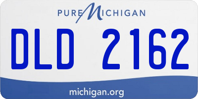 MI license plate DLD2162