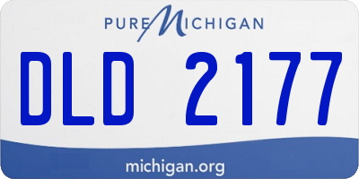 MI license plate DLD2177
