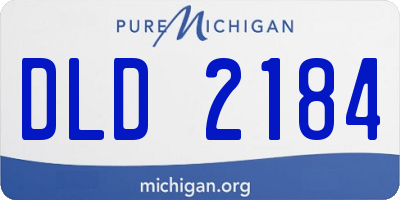 MI license plate DLD2184
