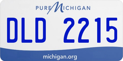 MI license plate DLD2215