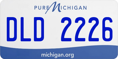 MI license plate DLD2226