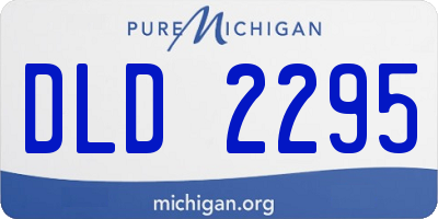 MI license plate DLD2295