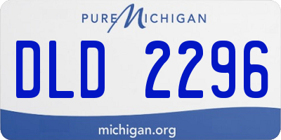 MI license plate DLD2296