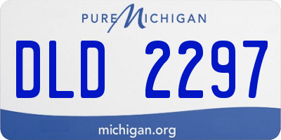 MI license plate DLD2297