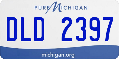 MI license plate DLD2397