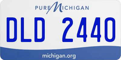 MI license plate DLD2440