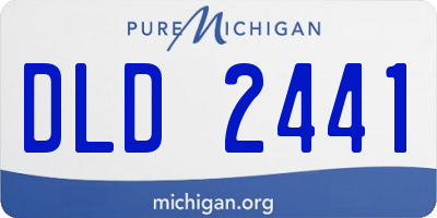 MI license plate DLD2441