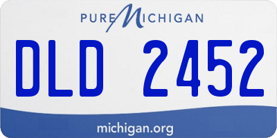 MI license plate DLD2452