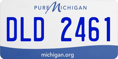 MI license plate DLD2461