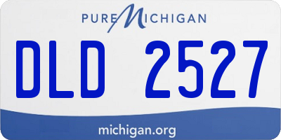 MI license plate DLD2527